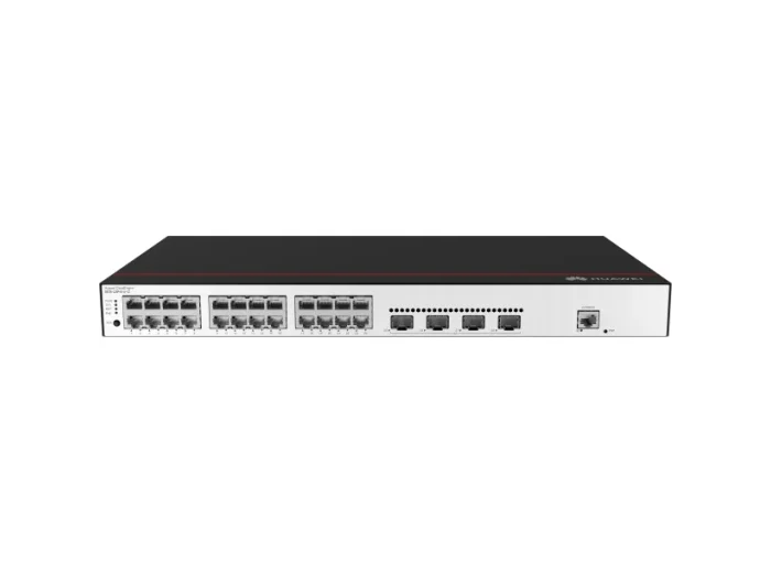 S5735-L24T4S-A-V2 - 24*10/100/1000BASE-T ports, 4*GE SFP ports, AC power