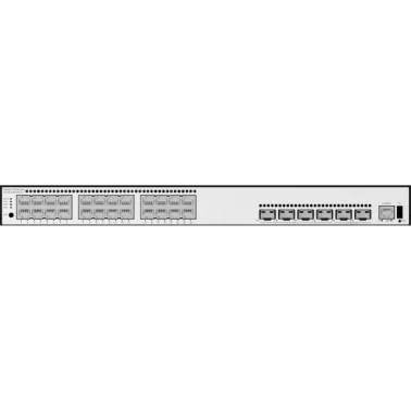 S5735-S24P4XE-V2 - 24*10/100/1000BASE-T ports, 4*10GE SFP+ ports, 2*12GE stack ports, AC power PoE+, without power module