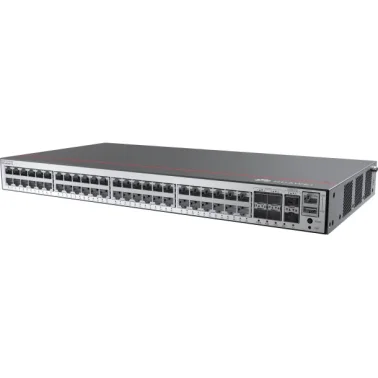 S5735-S48P4XE-V2 - 48*10/100/1000BASE-T ports, 4*10GE SFP+ ports, 2*12GE stack ports, PoE+, without power module