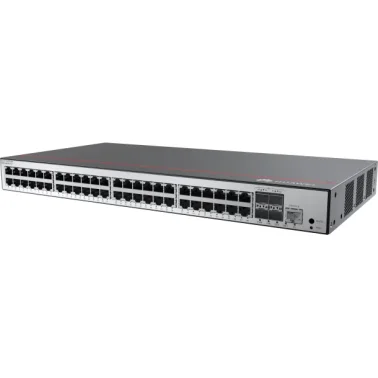 S5735-L48LP4S-A-V2 - 48*10/100/1000BASE-T ports, 4*GE SFP ports,
PoE+, AC power