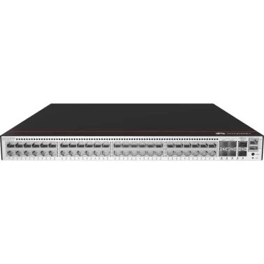 S5735-L48P4XE-A-V2 - 48*10/100/1000BASE-T ports, 4*10GE SFP+
ports, 2*12.5GE stack ports, PoE+, 1*AC power