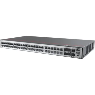 S5735-L48T4XE-A-V2 - 48*10/100/1000BASE-T ports, 4*10GE SFP+
ports, 2*12.5GE stack ports,  AC power