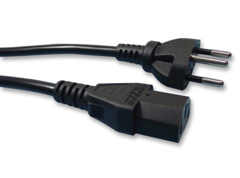 AC POWER CORD TYPE C5 EUROPE - AC POWER CORD TYPE C5 EUROPE 10A250V2500MM -40C TO +85C