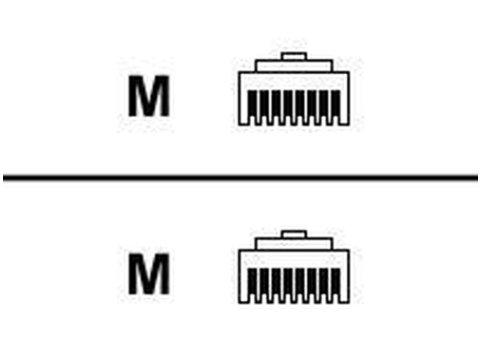 YELLOW CABLE FOR - YELLOW CABLE FOR ETHERNETSTRAIGHT THROUGHRJ-4515