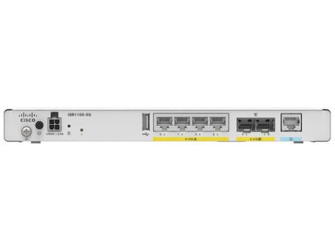 ISR1100 ROUTER 4 GE LAN/WAN - ISR1100 ROUTER 4 GE LAN/WAN PORTS AND 2 SFP PORTS 4GB RAM