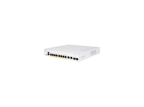 CBS350 MANAGED 8-PORT - CBS350 MANAGED 8-PORT GE FULL POE 2X1G COMBO