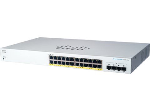 CBS220 SMART 24-PORT GE POE - CBS220 SMART 24-PORT GE POE 4X1G SFP