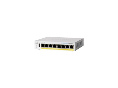 CBS250 SMART 8-PORT GE PARTIAL - CBS250 SMART 8-PORT GE PARTIAL POE DESKTOP EXT PSU