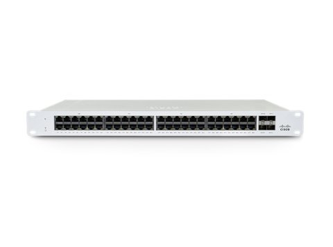 MERAKI MS130-48P CLOUD MANAGED - MERAKI MS130-48P CLOUD MANAGED 48GE 740W POE SWITCH