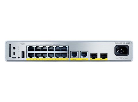 CATALYST 9000 COMPACT SWITCH - CATALYST 9000 COMPACT SWITCH 12-PORT POE+ 240W HVDC ESS