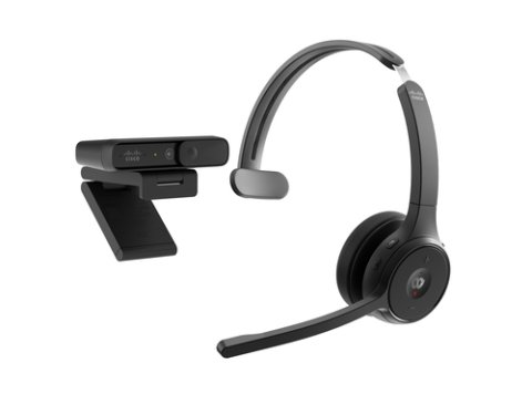 Cisco BUNDLE - Cisco BUNDLE HEADSET722+DESKCAM1080P CARBONBL