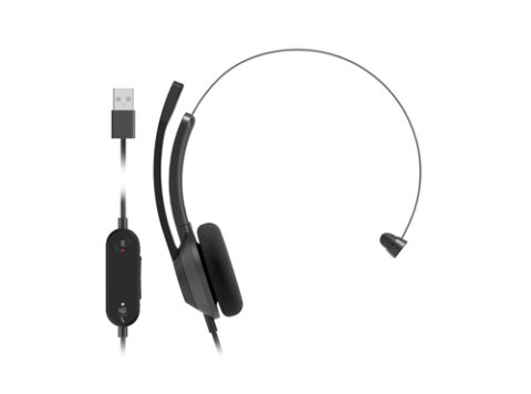 HEADSET 321 WIRED SINGLE CARBON - HEADSET 321 WIRED SINGLE CARBON BLACK USB-A TEAMS QUALIFIED
