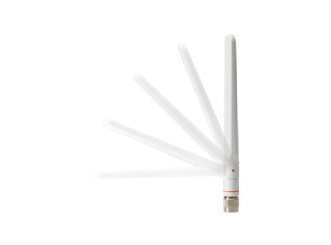 2.4 GHZ 2DBI/5 GHZ 4 DBI DIPOLE - 2.4 GHZ 2DBI/5 GHZ 4 DBI DIPOLE ANT. WHITE RP-TNC