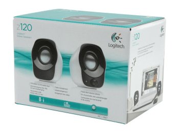 Z120 Kompakte Stereo-Lautsprecher - schwarz-weiß