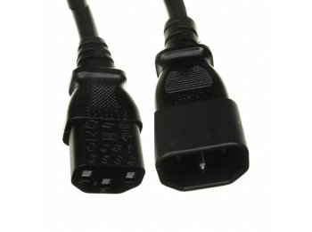 CABINET JUMPER POWER CORD 250 - CABINET JUMPER POWER CORD 250 VAC 16A C14-C13 CONNECTORS