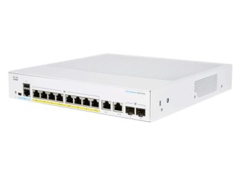 CBS250 SMART 8-PORT GE - CBS250 SMART 8-PORT GE PARTIAL POE EXT PS 2X1G COMBO