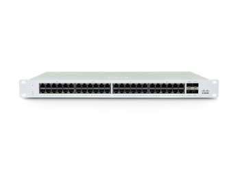 MERAKI MS130-48P CLOUD MANAGED - MERAKI MS130-48P CLOUD MANAGED 48GE 740W POE SWITCH