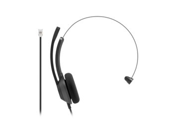 HEADSET 321 WIRED SINGLE ON-EAR - HEADSET 321 WIRED SINGLE ON-EAR CARBON BLACK RJ9