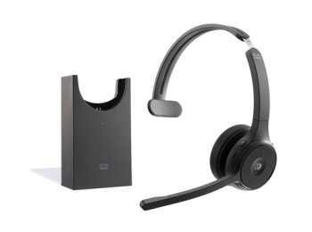 HEADSET 721 WIRELESS - HEADSET 721 WIRELESS SINGLE+STAND CARBON BLACK USBA B