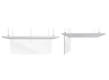 CEILING MICROPHONE PARTS - CEILING MICROPHONE PARTS TOP AND BACK PLATES SPARE