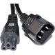 AC POWER CORD TYPE C5 TO C14 - AC POWER CORD TYPE C5 TO C14 CONVERTER CABLE US CANADA