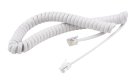SPARE HANDSET CORD WHITE FOR - SPARE HANDSET CORD WHITE FOR Cisco 8800 DX600 SERIES