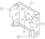 IW6300 POLE MOUNT KIT L- - IW6300 POLE MOUNT KIT L- BRACKET PAIR - SPARE