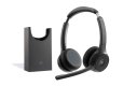 HEADSET 722 WIRELESS DUAL+STAND - HEADSET 722 WIRELESS DUAL+STAND CARBON BLACK USBA BUNDLE