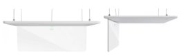 CEILING MICROPHONE PARTS - CEILING MICROPHONE PARTS TOP AND BACK PLATES SPARE
