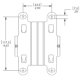 1530/1560 SERIES POLE/WALL - 1530/1560 SERIES POLE/WALL MOUNT KIT W/POWER ADPATER MOUNT